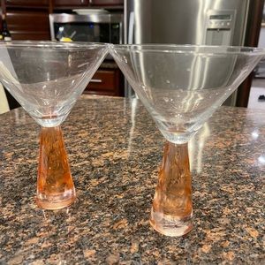 Set/4 Martini glasses